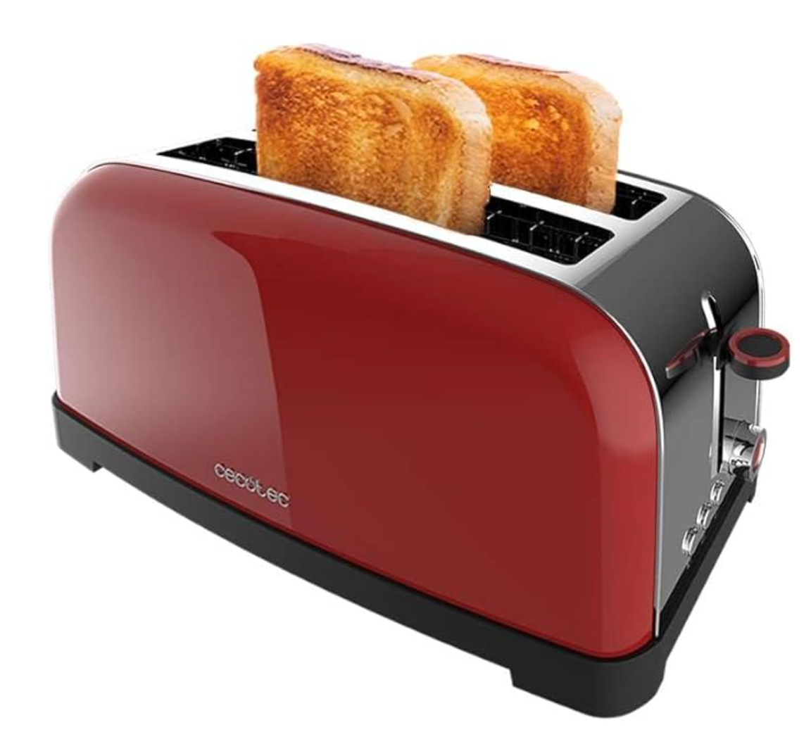 Tostador Cecotec Toastin' Time 1500 Red Lite
