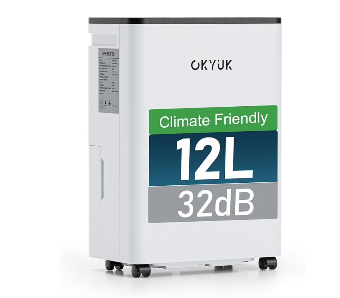 Deshumidificador 12L con Indicador Digital