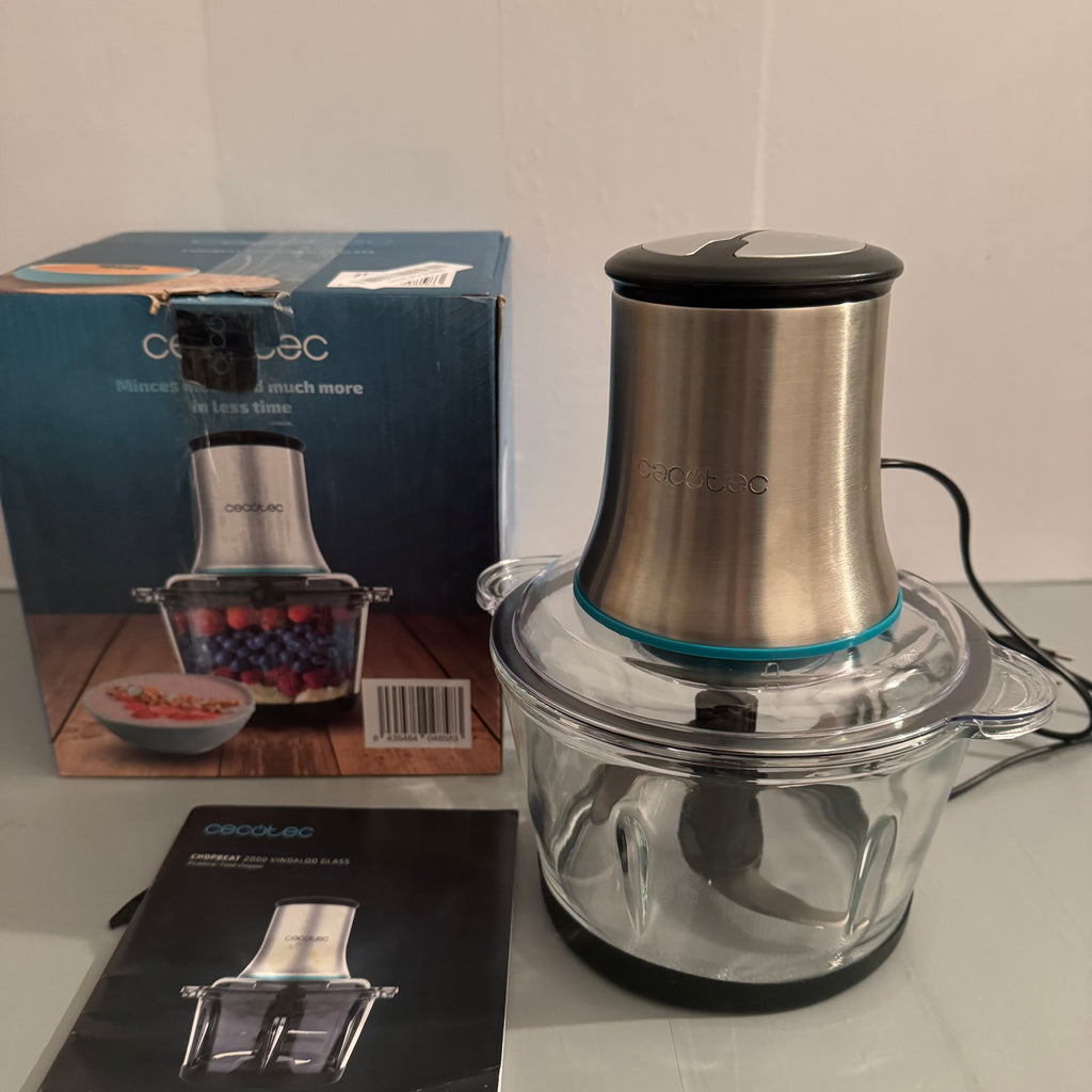 Picadora Cecotec ChopBeat 2000 Vindaloo Glass 500 W