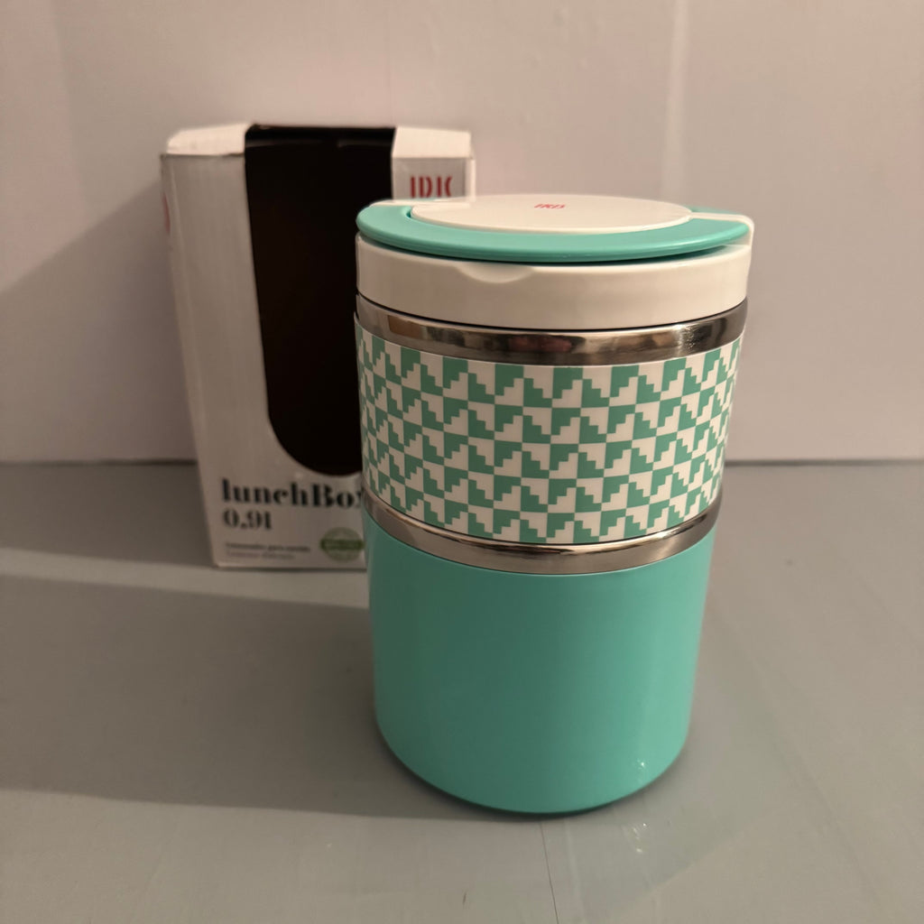 Fiambrera térmica Iris Barcelona Lunch Box doble 900 ml verde