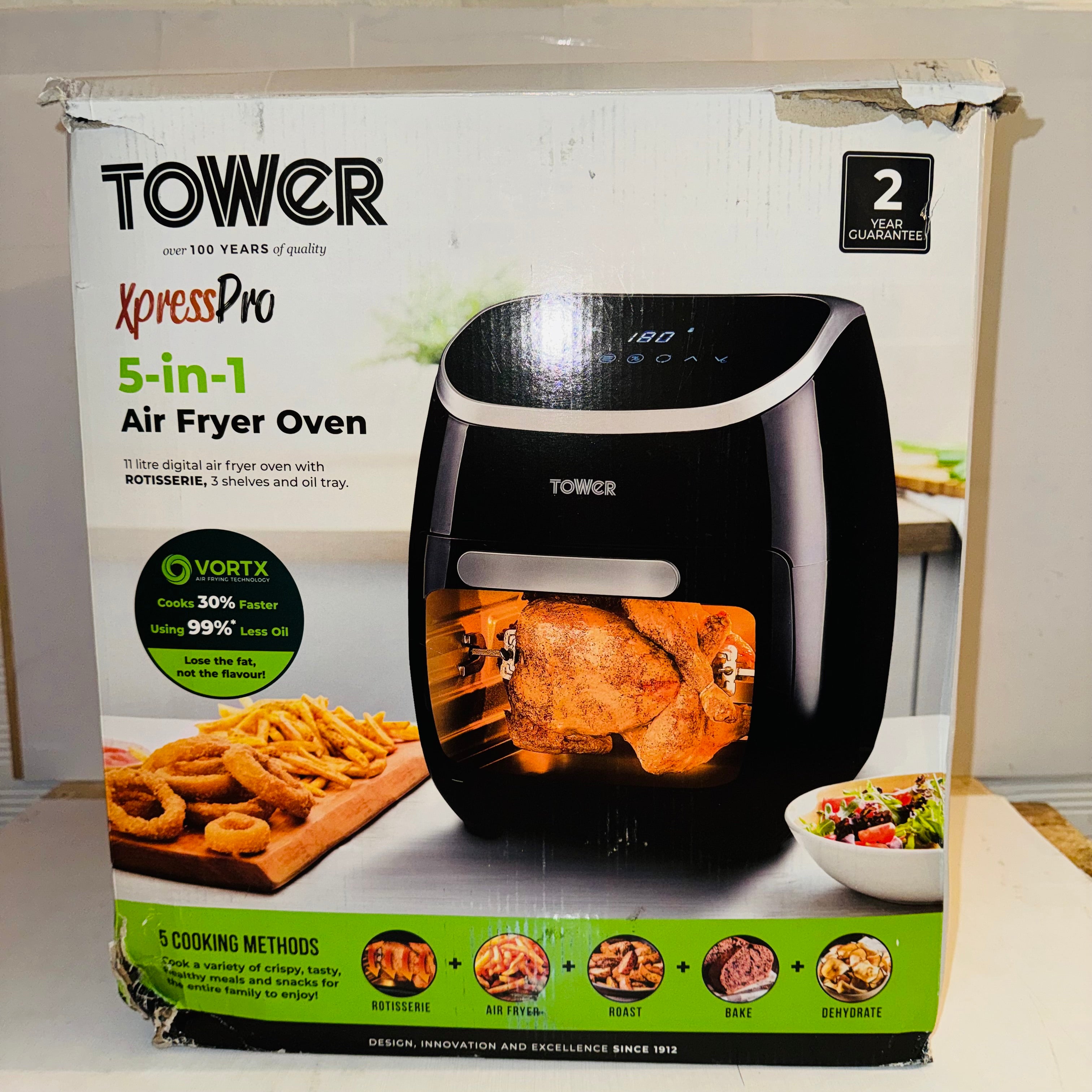 Freidora de aire Tower T17039 11L 2000W