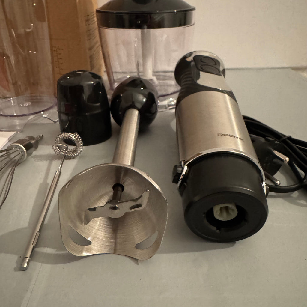 Batidora de mano 5 en 1 acero inoxidable 1000 W