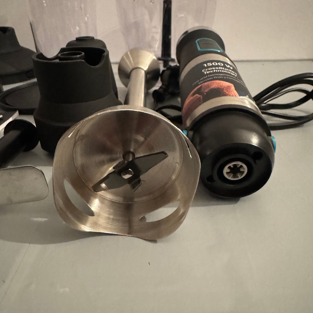 Batidora de mano Cecotec Power TitanBlack 1500 XL PerfectCream&Crush