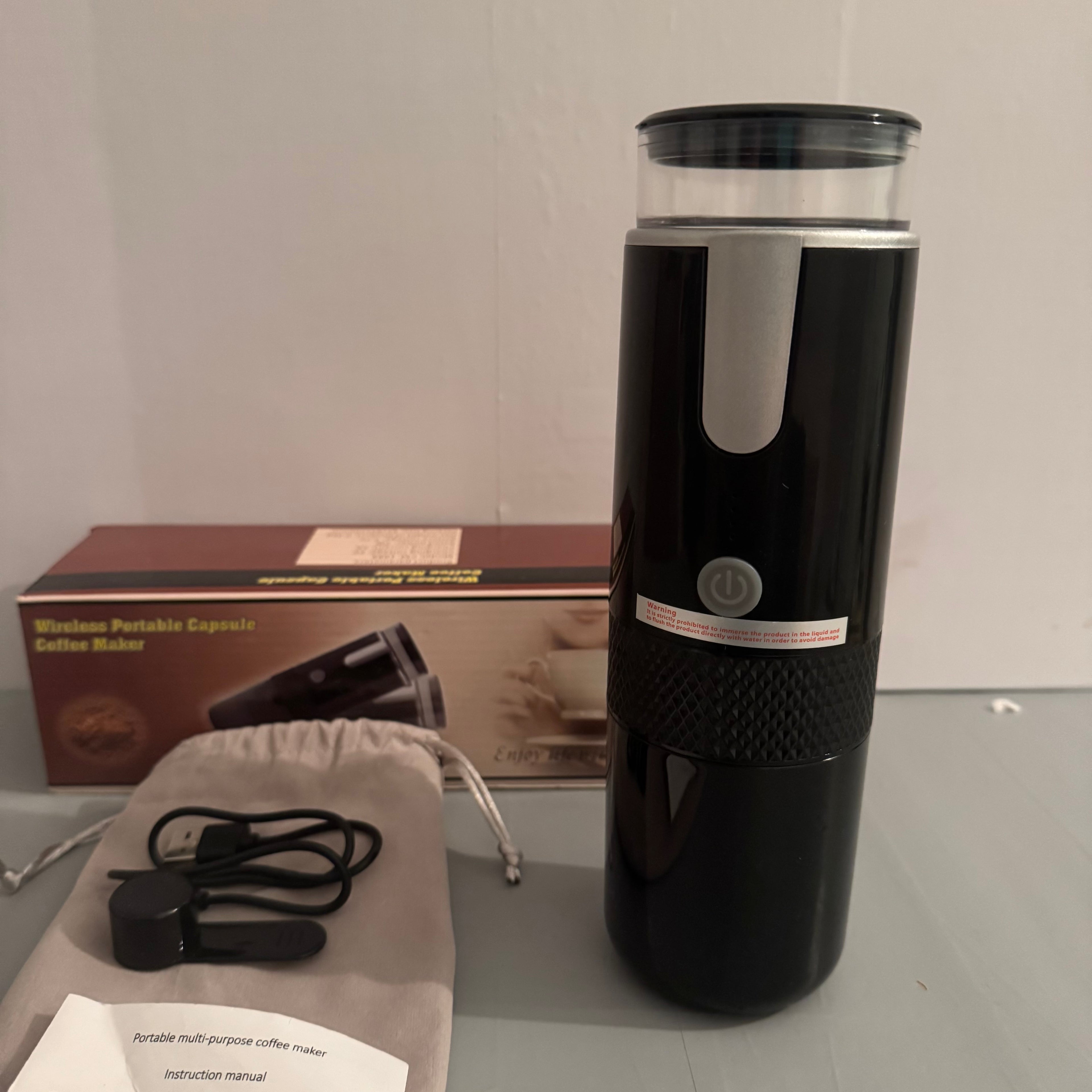 Cafetera portátil eléctrica 170 ml recargable USB