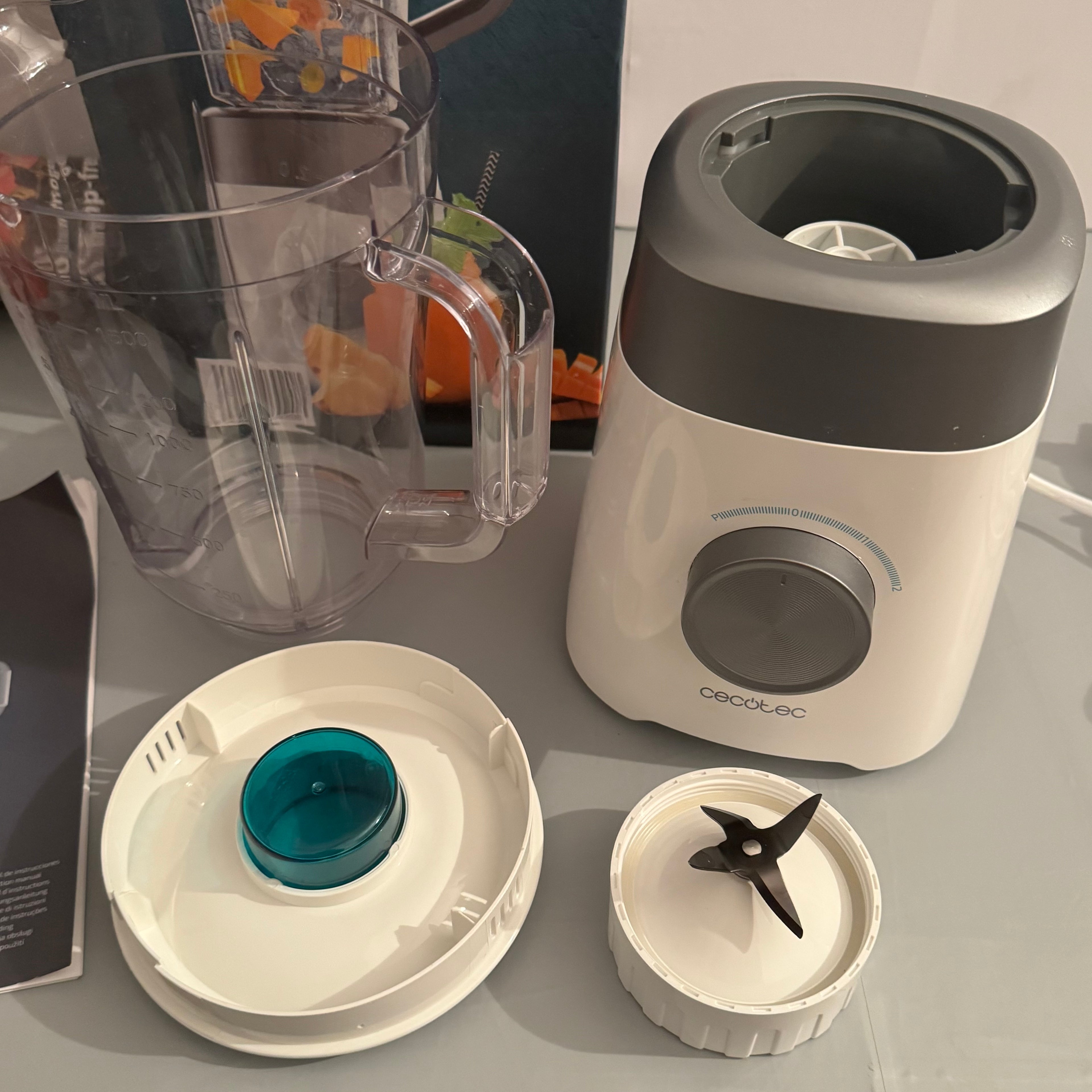 Batidora de vaso Cecotec Power Black Titanium 1300Max