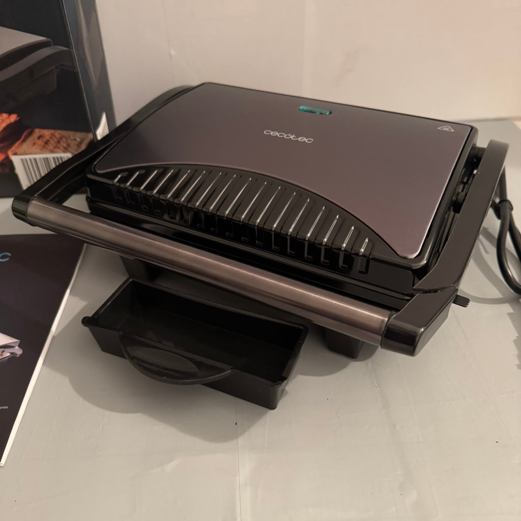 Parrilla eléctrica Cecotec Rock’nGrill Dark 1000 W