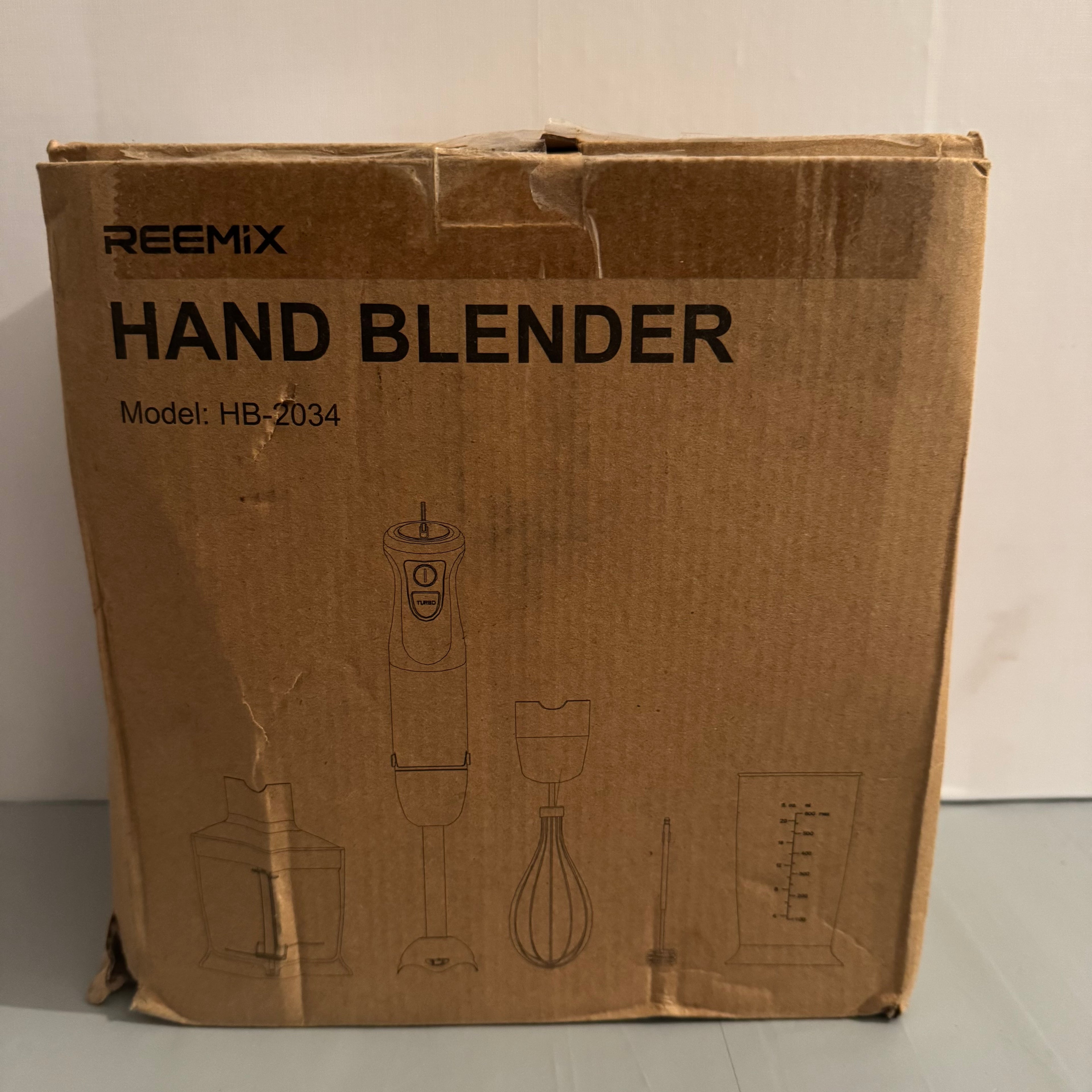 Batidora de mano 5 en 1 acero inoxidable 1000 W