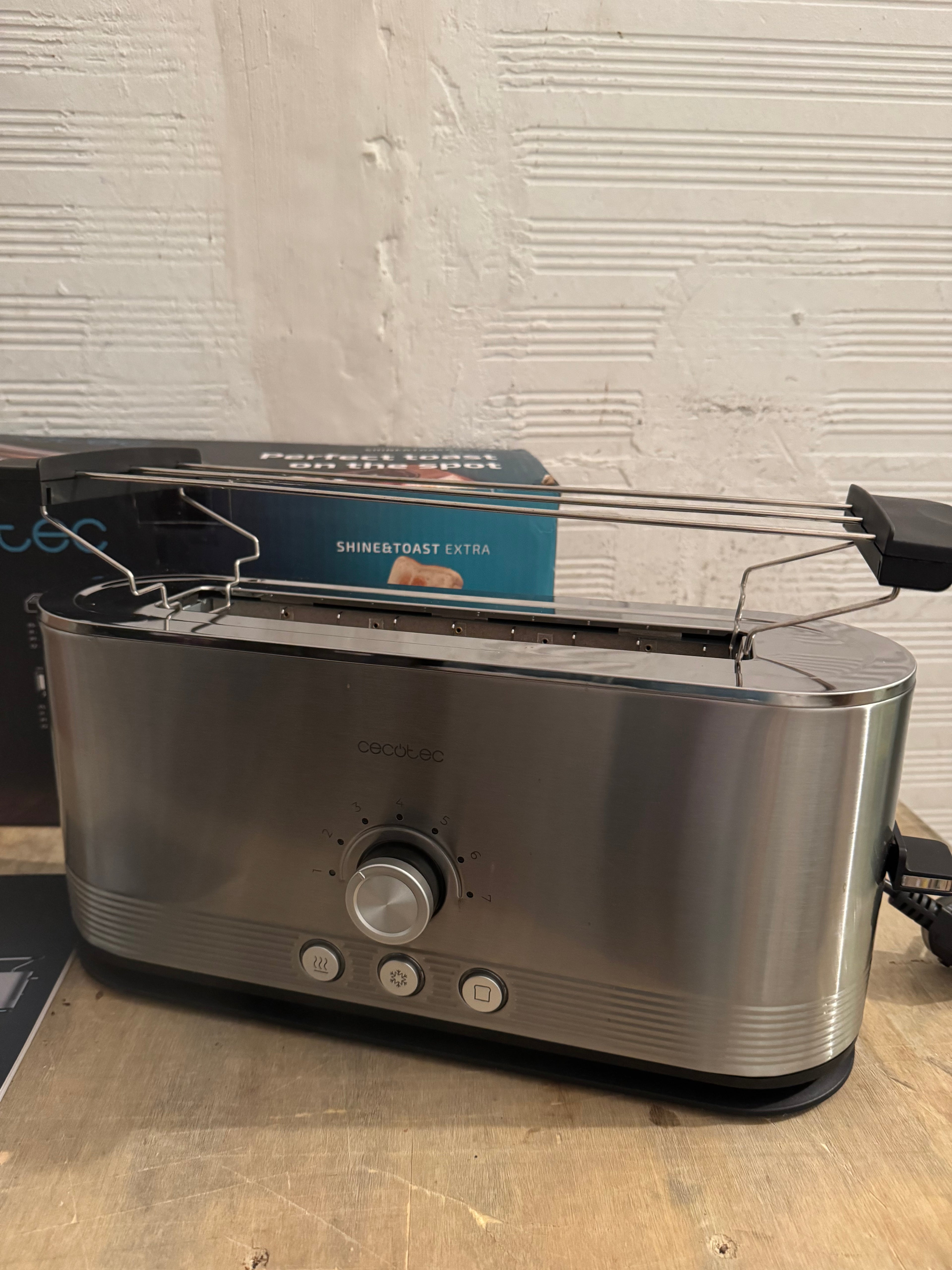 Tostadora vertical Cecotec Shine&Toast Extra