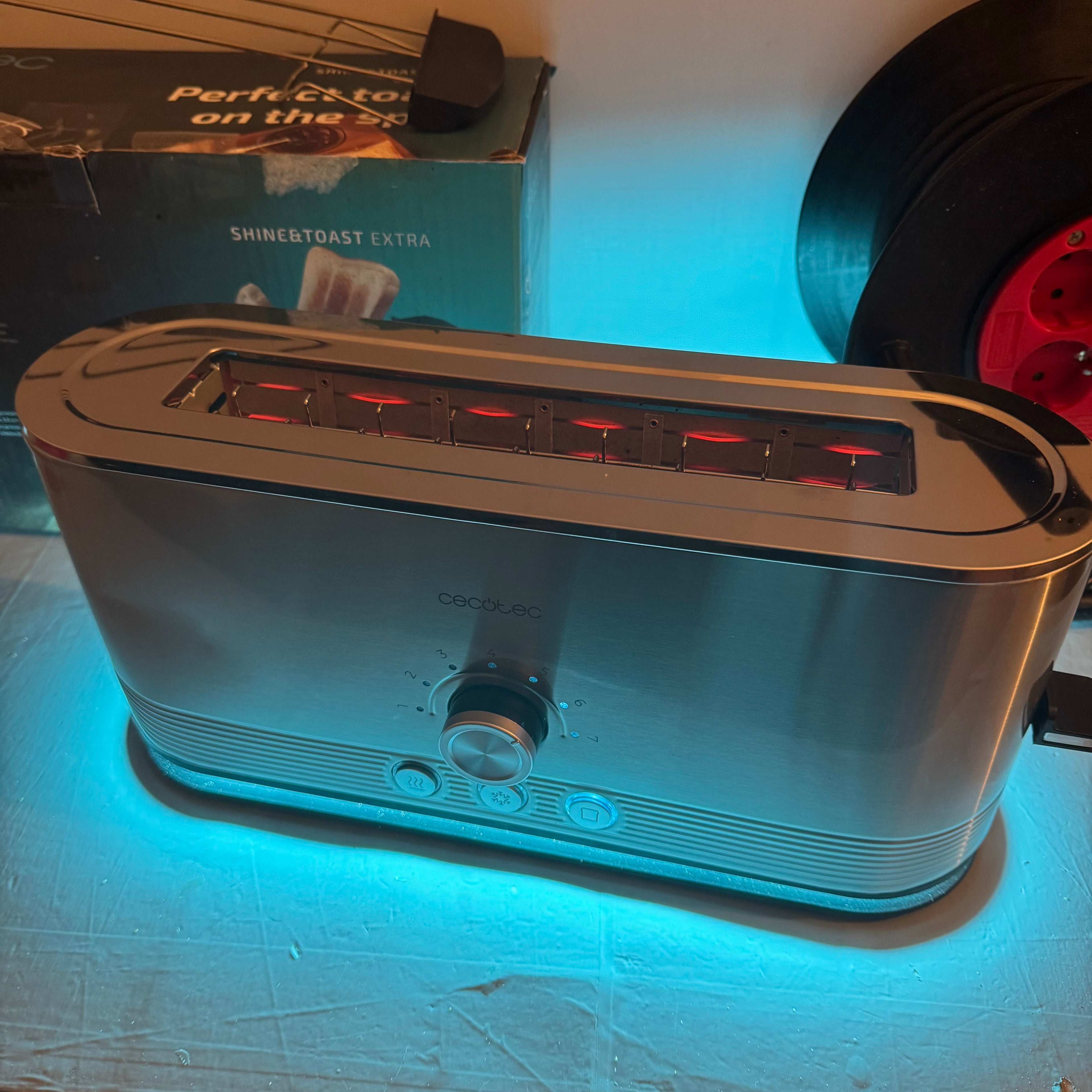 Tostadora Cecotec Shine&Toast Extra ranura larga