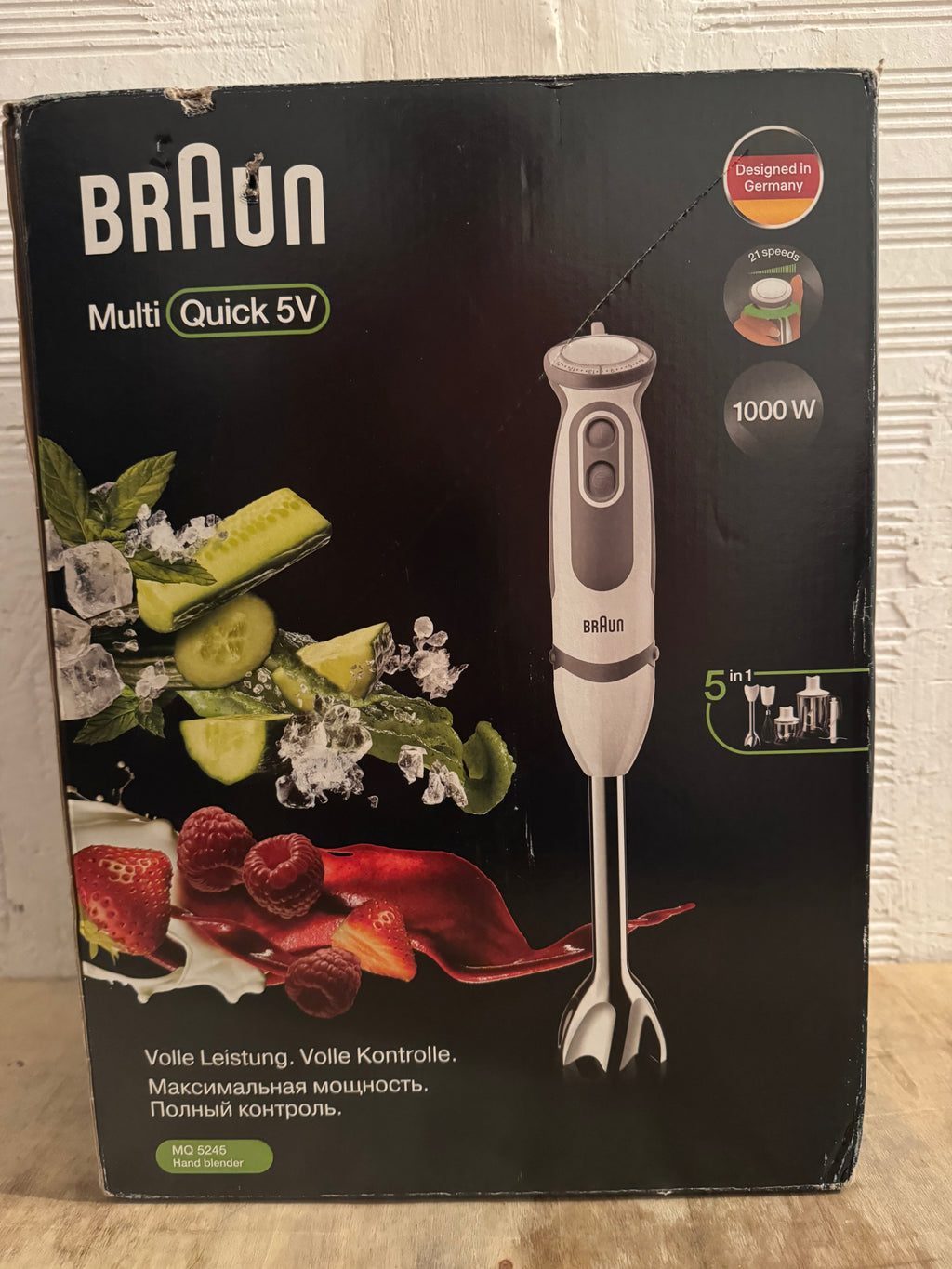 Batidora de mano Braun Minipimer 5245 1000W