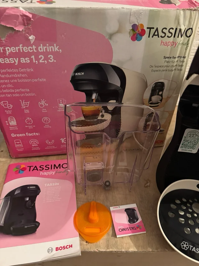 Cafetera CápsulasBosch Tassimo Happy Friendly TAS107E