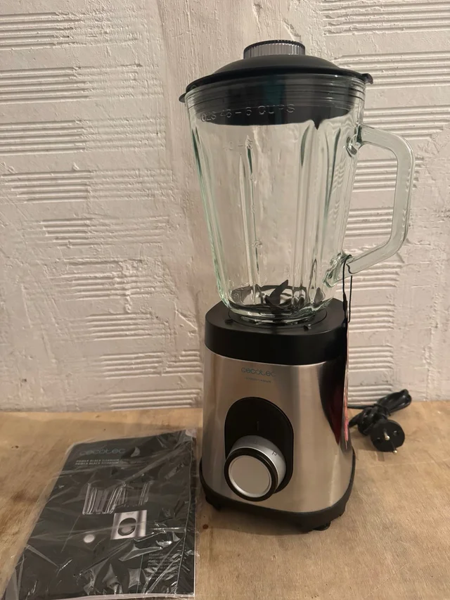 Batidora de vaso Cecotec Power Black Titanium 1800