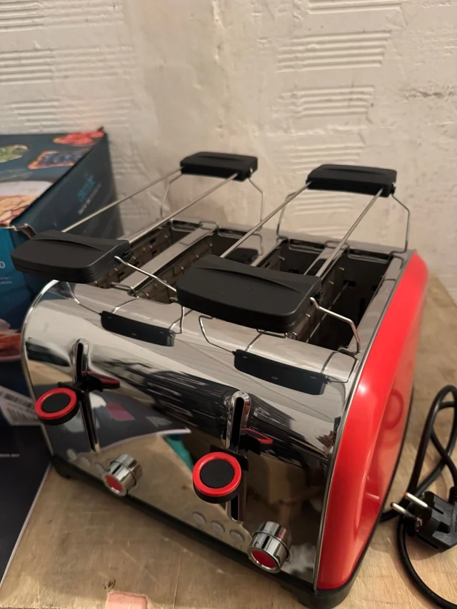 Tostador Cecotec Toastin’ Time 1700 Rojo