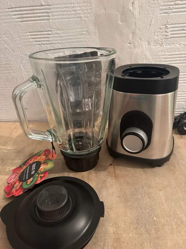 Batidora de vaso Cecotec Power Black Titanium 1800