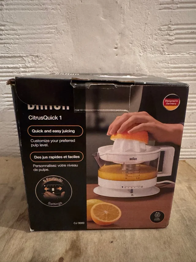 Exprimidor Braun CJ3000 WH 350ml 20W