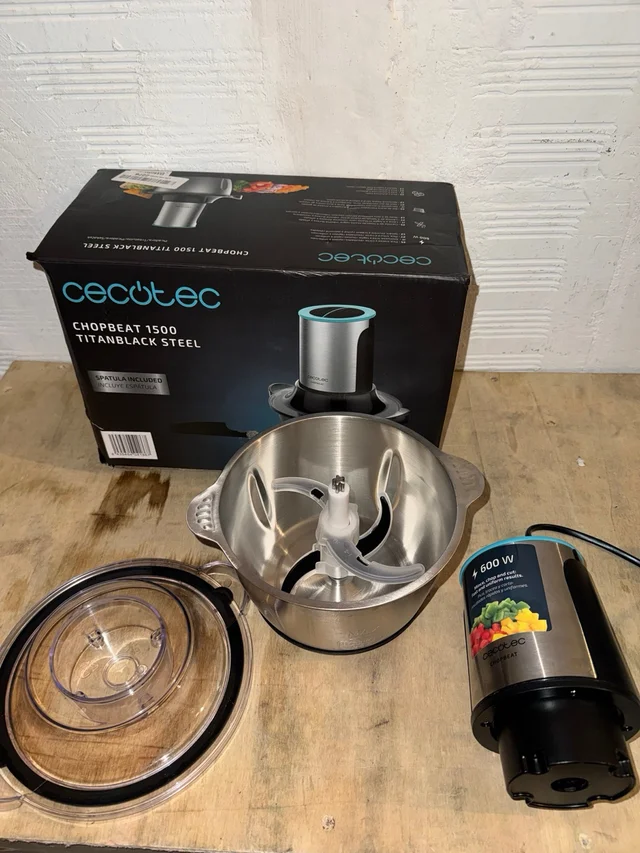 Picadora Cecotec ChopBeat 1500 TitanBlack
