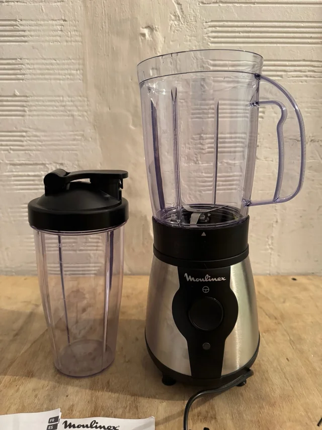 Batidora de vaso Moulinex Blend&Go LM1B1D 300W Inox