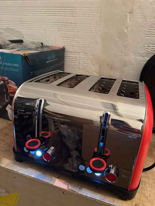 Tostador Cecotec Toastin’ Time 1700 Rojo