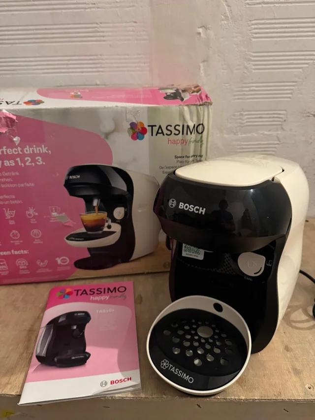Cafetera CápsulasBosch Tassimo Happy Friendly TAS107E