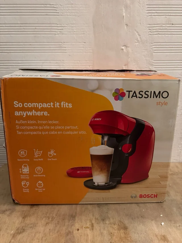 Cafetera cápsulas Bosch Tassimo Style TAS1103 roja