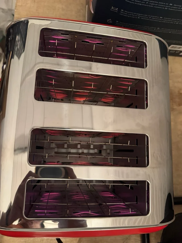 Tostador Cecotec Toastin’ Time 1700 Rojo