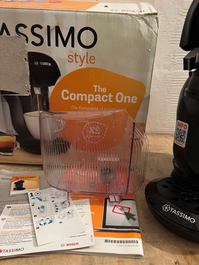 Cafetera Cápsulas Bosch Tassimo Style TAS1102 negra AVERIADA