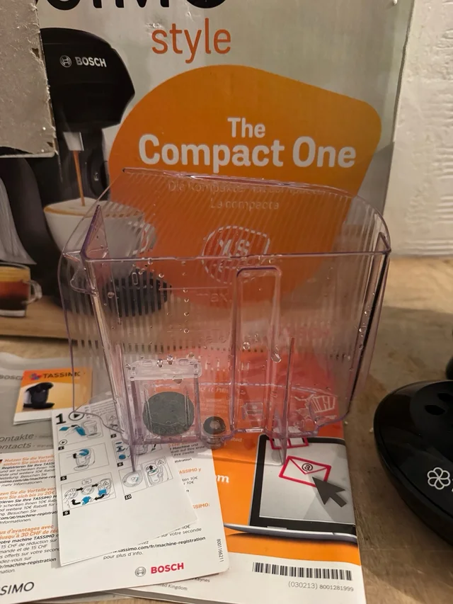 Cafetera Cápsulas Bosch Tassimo Style TAS1102 negra AVERIADA