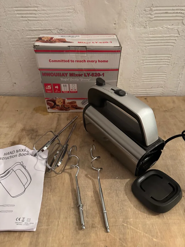 Batidora de repostería varillas 300 W sistema enfriamiento