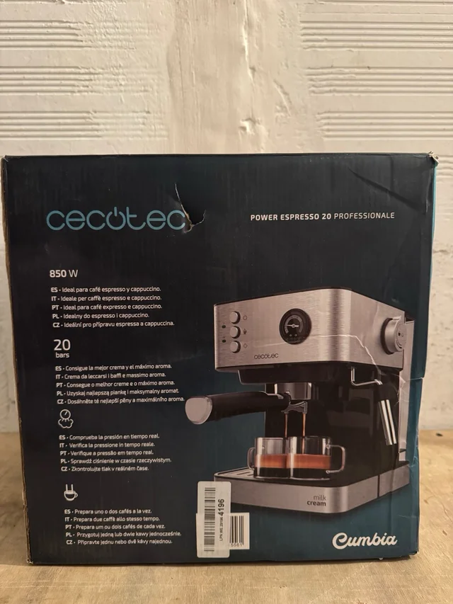 Cafetera Express Cecotec Power Espresso 20