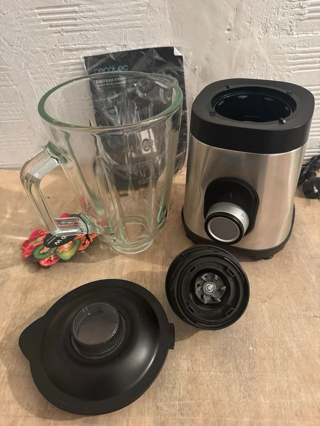 Batidora de vaso Cecotec Power Black Titanium 1800