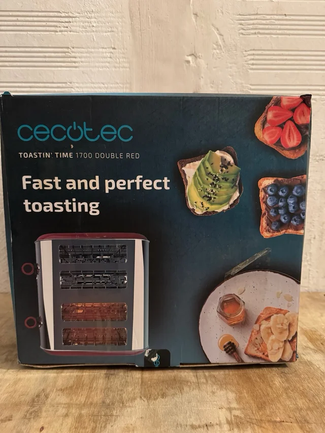 Tostador Cecotec Toastin’ Time 1700 Rojo