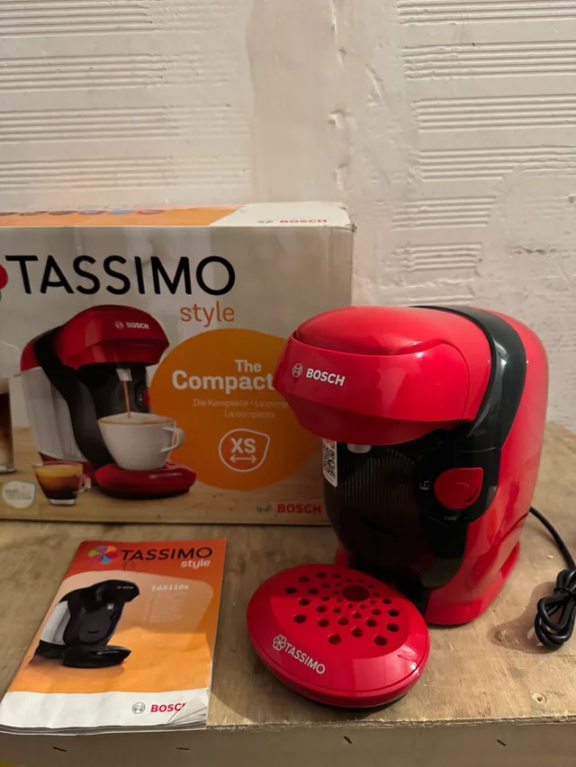 Cafetera cápsulas Bosch Tassimo Style TAS1103 roja