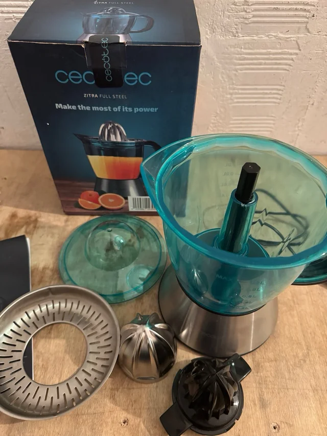 Exprimidor Cecotec Zitra Full Steel 60W 1L