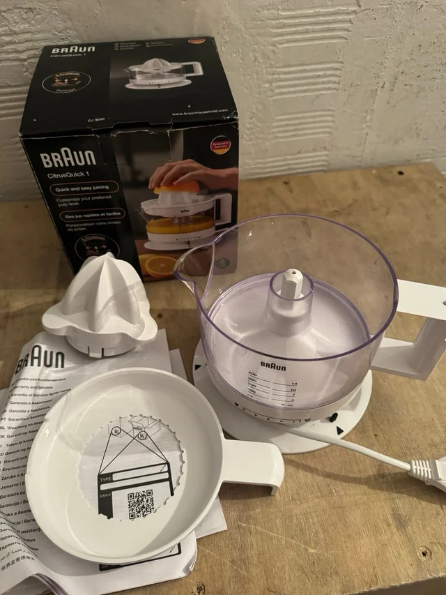 Exprimidor Braun CJ301AI eléctrico 20 W