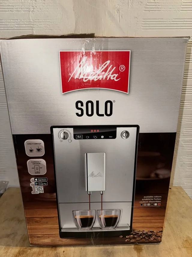 Cafetera superautomática Melitta Solo E950-222 Pure Black